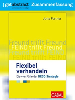 cover image of Flexibel verhandeln (Zusammenfassung)